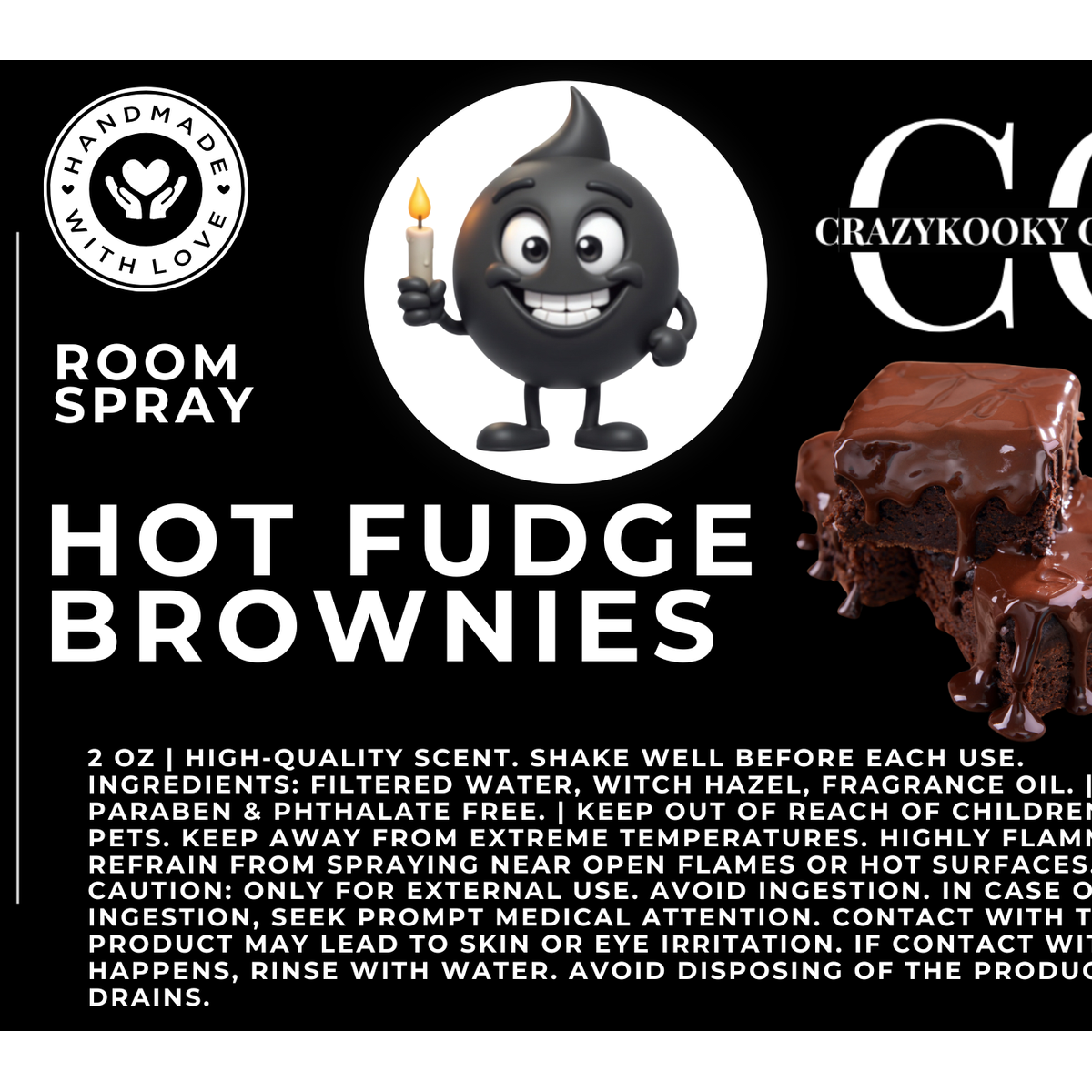 HOT FUDGE BROWNIES - Room Spray, 2oz