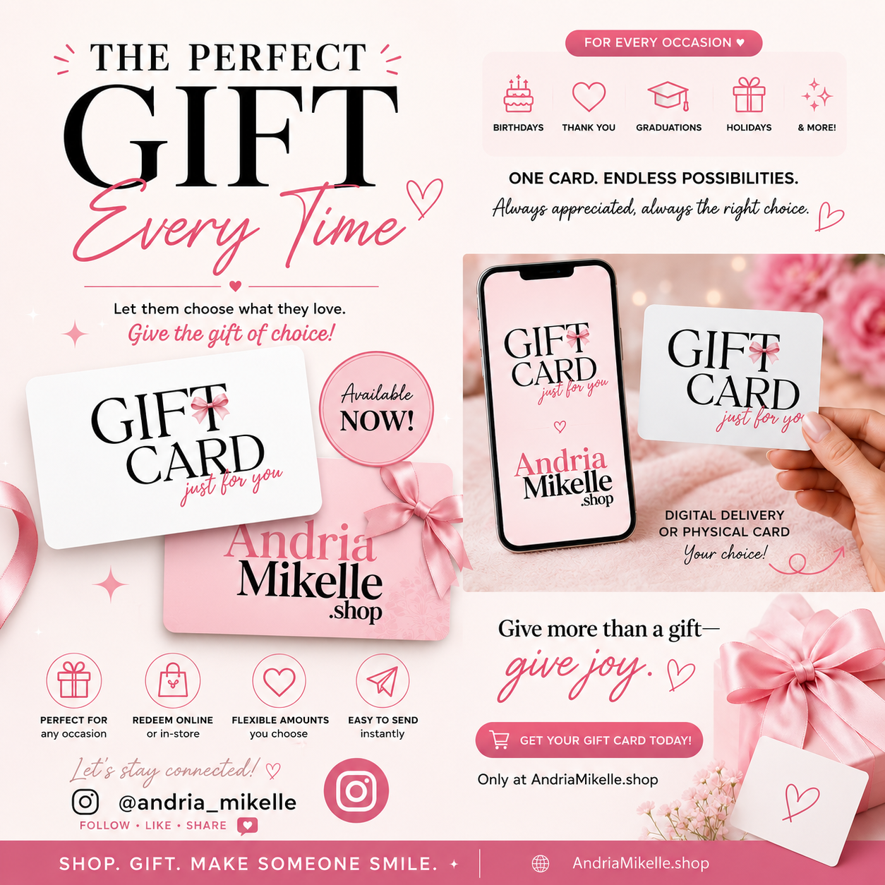 Gift Card - Andria Mikelle