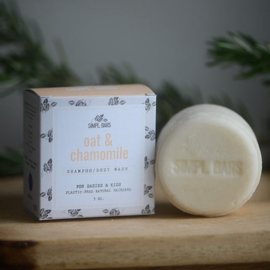 Baby / Kids Shampoo / Body Wash Bar Oat & Chamomile