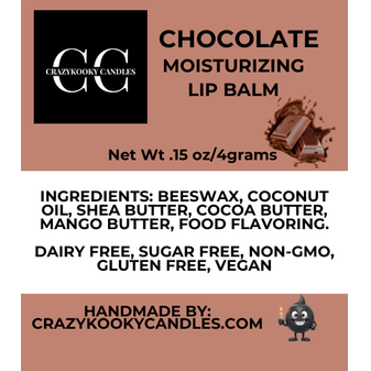 CHOCOLATE, Lip Balm, 0.15oz