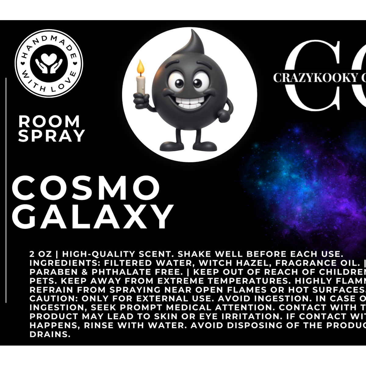 COSMO GALAXY - Room Spray, 2oz