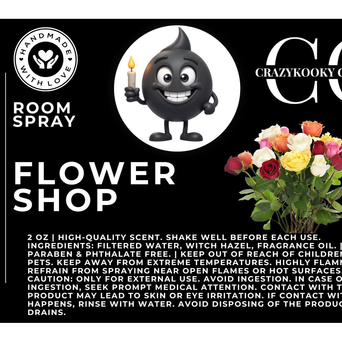 FLOWER SHOP - Room Spray, 2oz