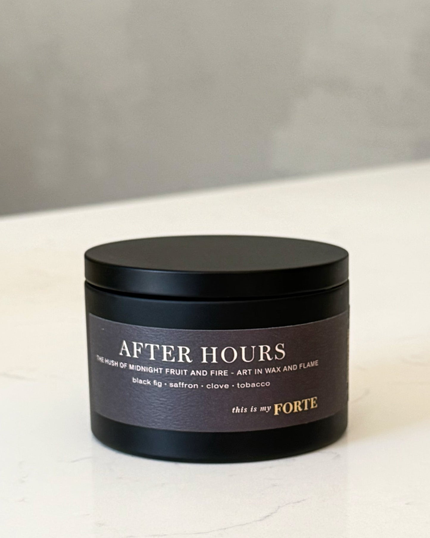 After Hours Travel Tin Candle