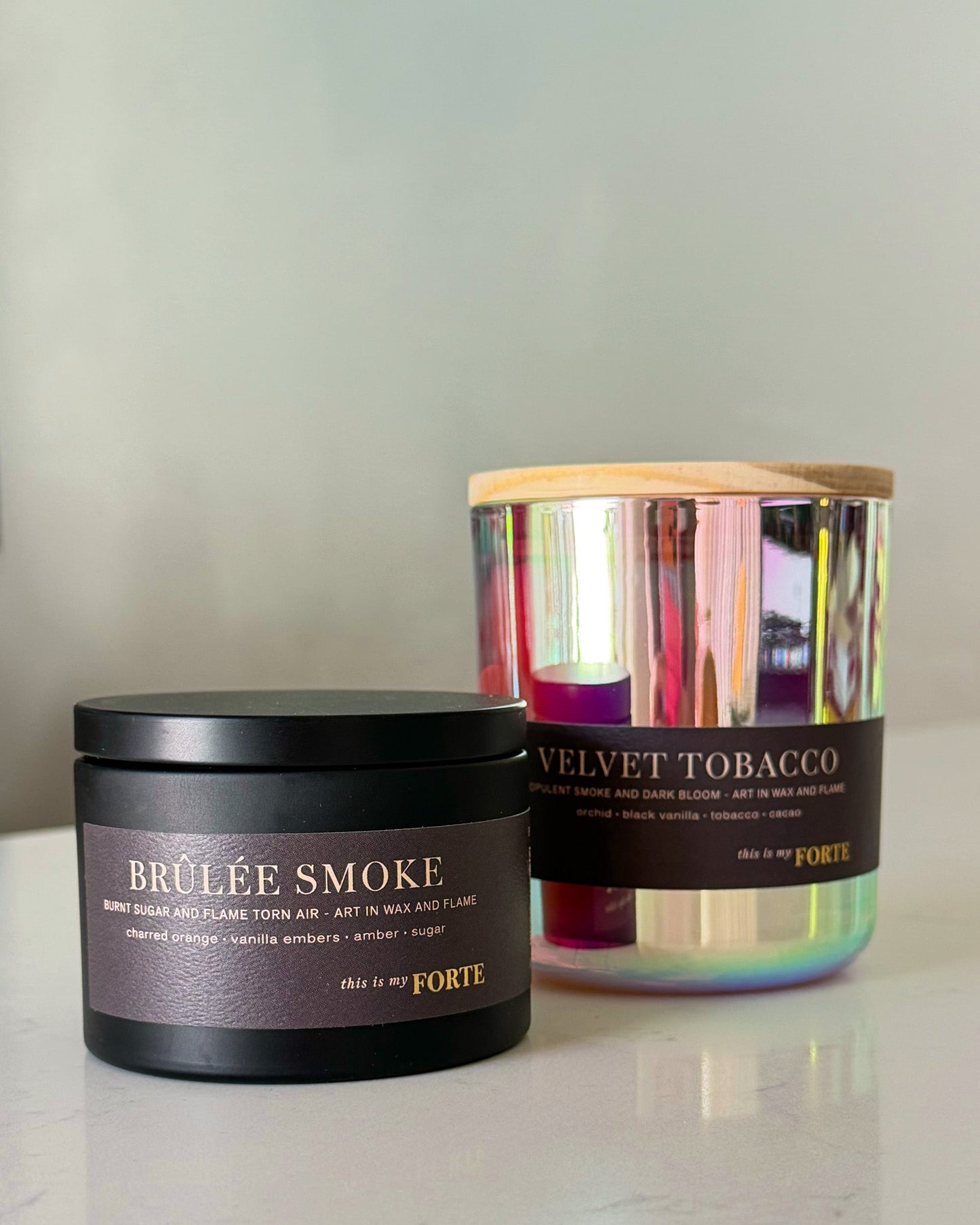 Brûlée Smoke Travel Tin Candle